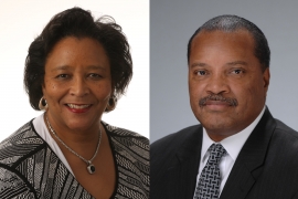 Headshots of Jackie Richardson and Lawrence Richardson